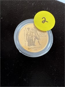 1976. $100 GOLD COIN