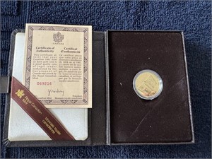 1982. $100 GOLD COIN