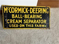 McCORMICK-DEERING FARM SIGN