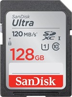 SanDisk 128GB Ultra SDXC UHS-I Memory Card -