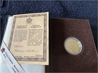 1989. $100 GOLD COIN