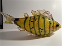 Murano Fish Art Glass Sculpture Decoration Y