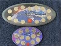 2000  CANADA & MILLENNIUM COIN SETS