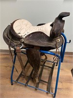 Used Leather saddle