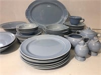 Lu-Ray pastels dishes blue 42 pc.