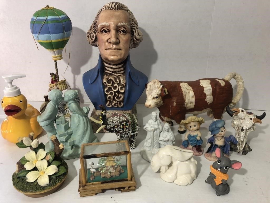 Assorted figurines