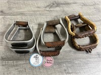 3 sets of used stirrups