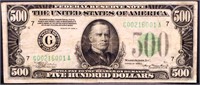 1934A Federal Reserve of Chicago $500 note