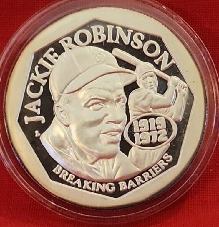 50th Anniversary Jackie Robinson Silver Proof