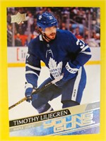 Timothy Liljegren 2020-21 UD Young Guns Rookie