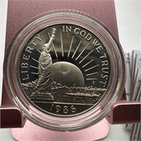 1986 PROOF CLAD HALF DOLLAR