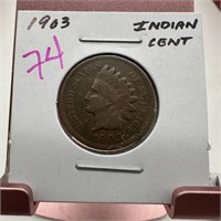 1903 INDIAN HEAD PENNY CENT