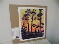 Tom Thompson "Pine Trees at Sunset" Unframed 302/?