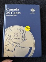 CANADA 25  CENTS FOLDER