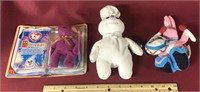 COLLECTIBLES TY BEANIE BABY NIB, DOUGH BOY AND