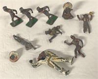 COLLECTIBLES METAL VINTAGE ACTION TOYS - AS IS