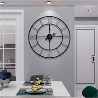 24 INCH MODERN ROMAN NUMERALS WALL CLOCK