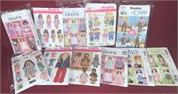 CRAFTS - PATTERNS TO MAKE DOLL CLOTHES. CANT