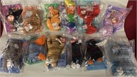 MCDONALDS HAPPY MEAL TY BEANIE BABIES NO. 1 - 12