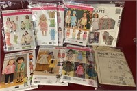 DOLL, CRAFTS AND ADULT CLOTHES PATTERNS.