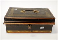 Vintage tin cashbox