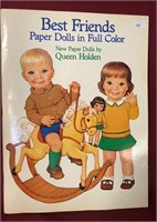 BEST FRIENDS PAPER DOLLS. BOOK IS COMPLETE.
