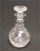 Stuart cut crystal spirit decanter