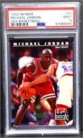 Graded mint 1992 Skybox Michael Jordan card