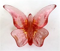 Fenton dark pink butterfly
