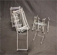 Collection of wire plate display stands