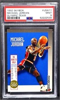 Graded mint 1992 Skybox Michael Jordan card