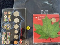 2014 &  1987 COIN SETS