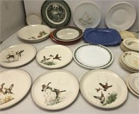 Assorted plates saucers/ Salem, Old Curiosity shop