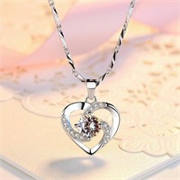 Gorgeous Silver Plated Necklace Pendant
