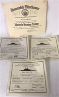 US NAVY CERTIFICATIONS