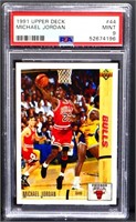 Graded 1991 Upper Deck Michael Jordan card