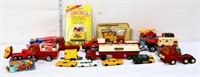 Lot of vintage toy cars/trucks/transportation item