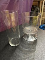 #1554 glass vases