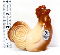 Fenton brown slag rooster figure