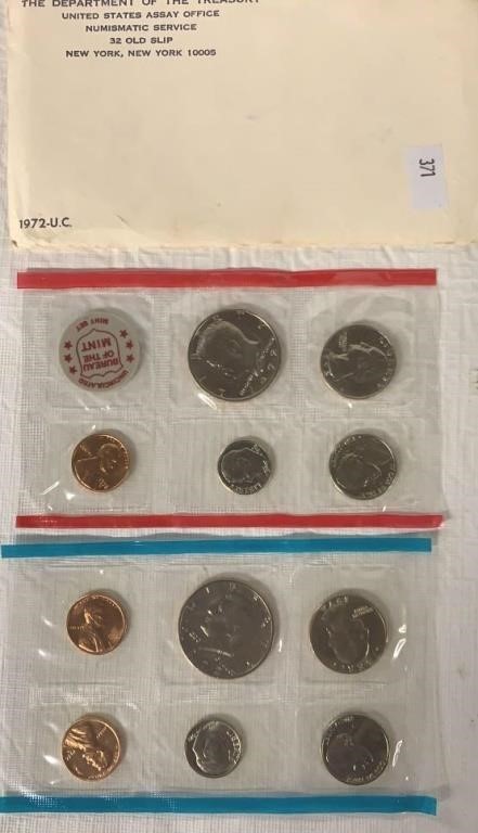 1972 US MINT COIN COLLECTION
