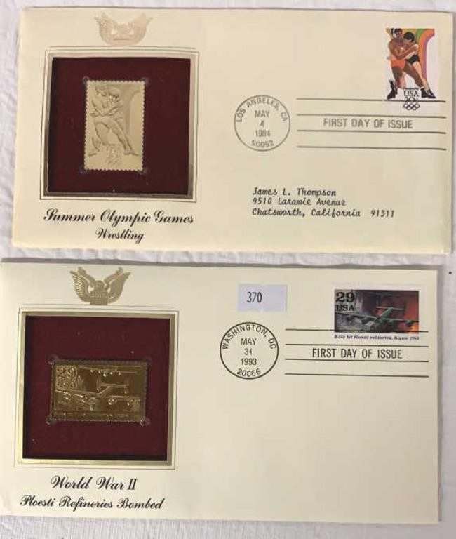 USPS WWII AND OLYMPICS COMMEMORATIVE STAMP