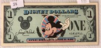 1987 DISNEY DOLLAR