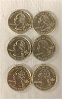 COLLECTIBLE QUARTERS, COATED