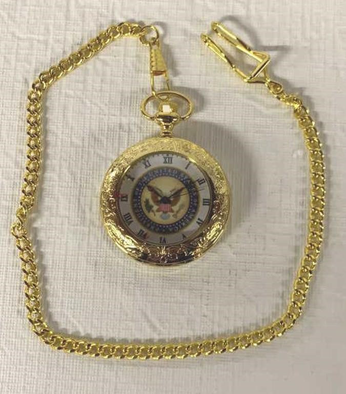 PRESIDENTIAL SEAL POCKET WATCH