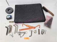 Movers Blanket, Pins, Wire, Mini Chain Binder