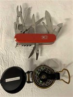 KNIFE AND COMPASS