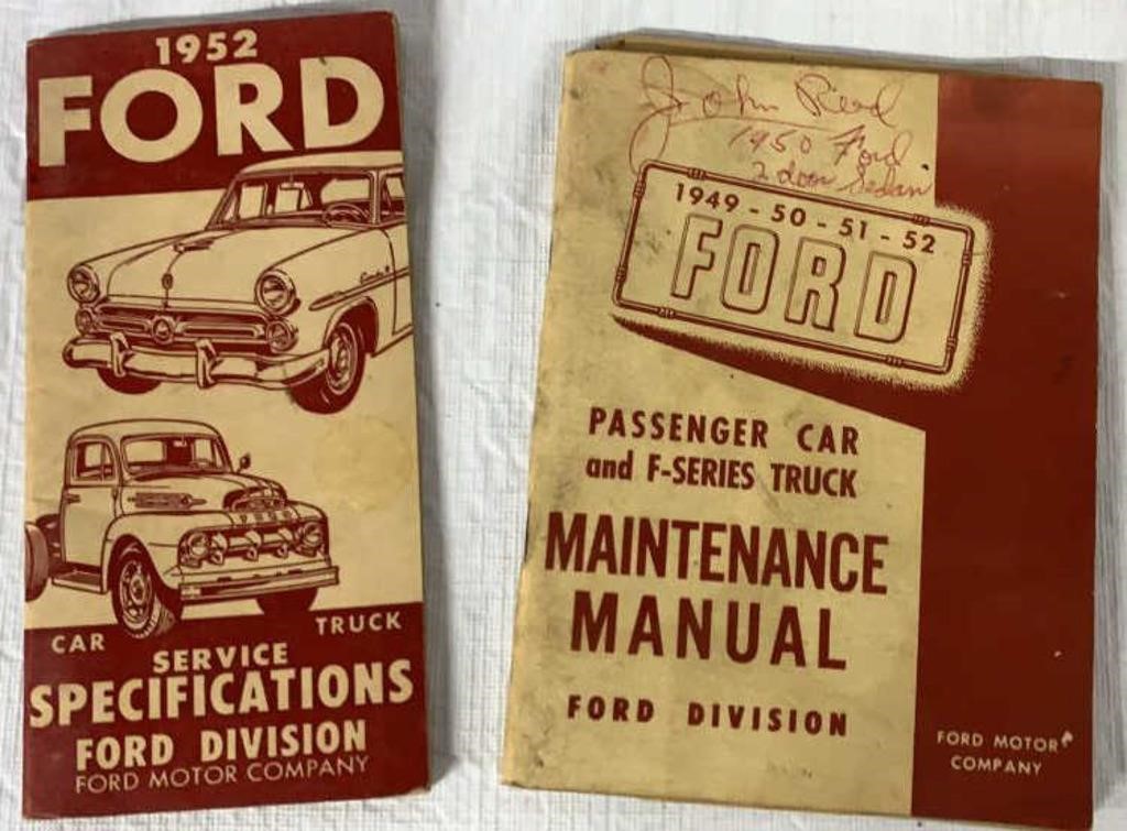1949-1952 FORD MANUALS