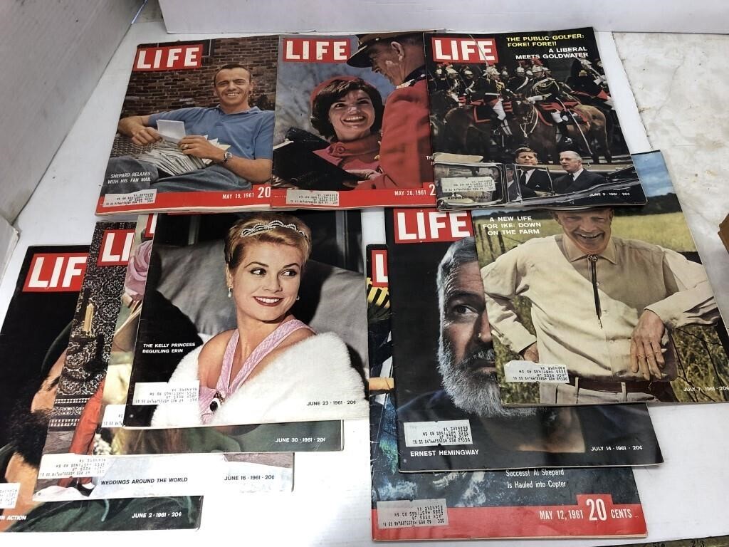 Life Magazines May-July 1961/ Roanoke World News