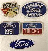 FORD PATCHES AND STICKER