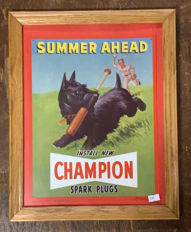 CHAMPION SPARK PLUGS SCOTTIE PICTURE